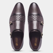 Rosetto Romero Steel Polished & Bold Double Monk Strap For Men